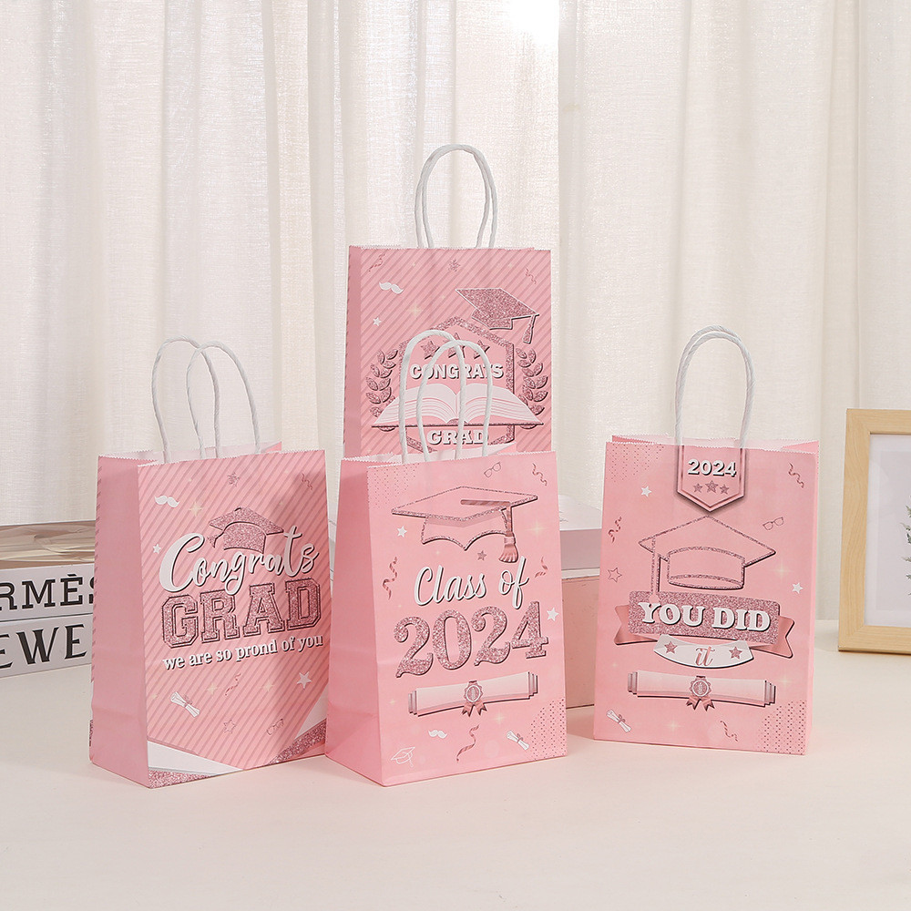 

PAPER BAG GOODIE BAG TAS KADO HADIAH GIFT HAMPERS EDISI PINK GRADUATION WISUDA KELULUSAN WANITA