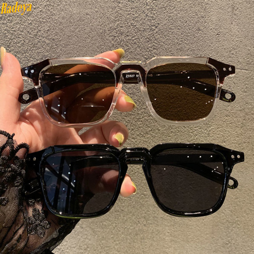 Kacamata Frame Bening Lensa Kotak Kacamata Hitam Fashion Korea Unisex Sunglasses