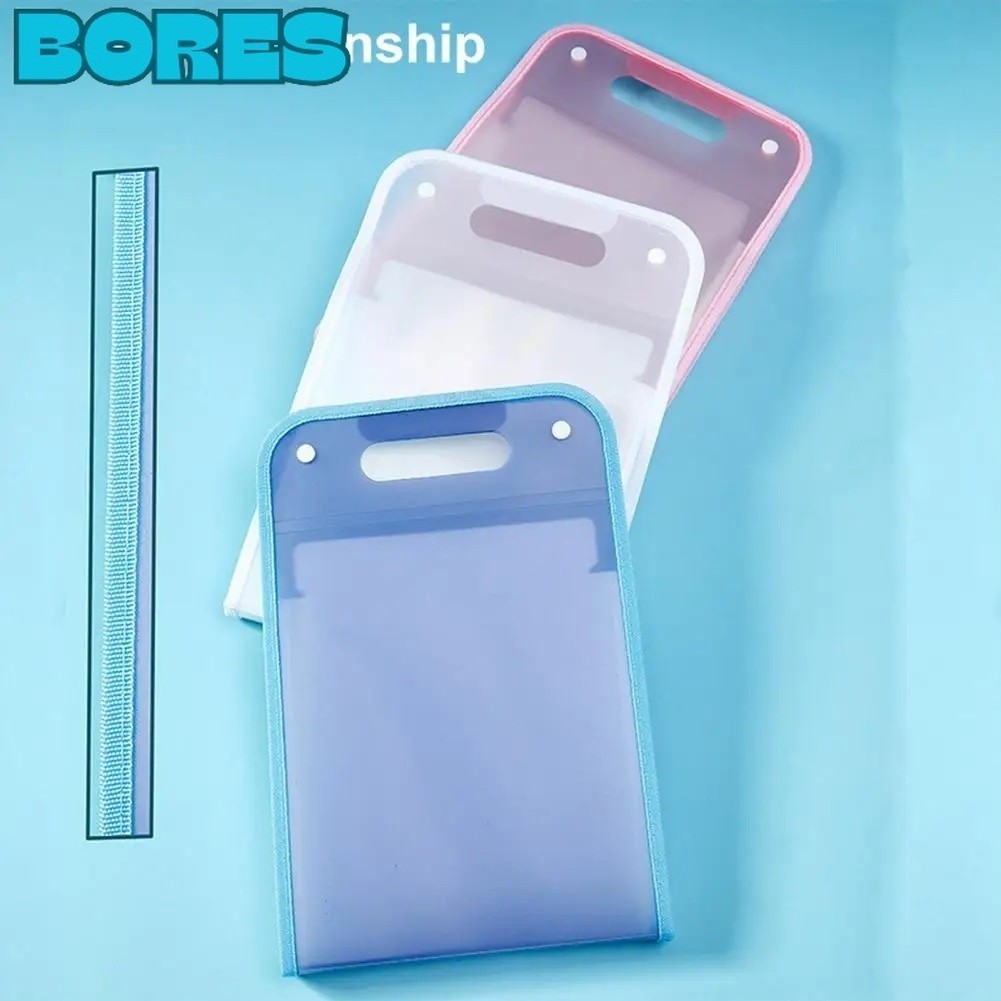 

BORES Tas file Handle Warna Transparan Anti Air Multi Layer Folder Tas File 13 Sekat Map Tas Dokumen A4 Folder Map Kerja Document