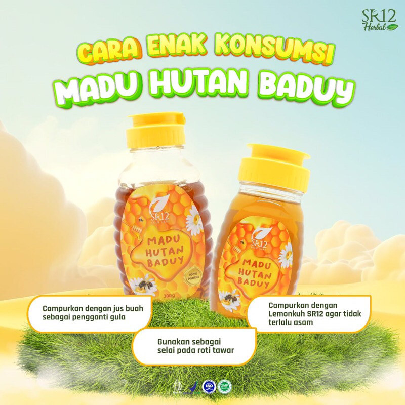 

SR12 Original Madu Hutan Baduy by SR12 Honey Bee from Baduy Meningkatkan Daya Tahan Tubuh Multifungsi