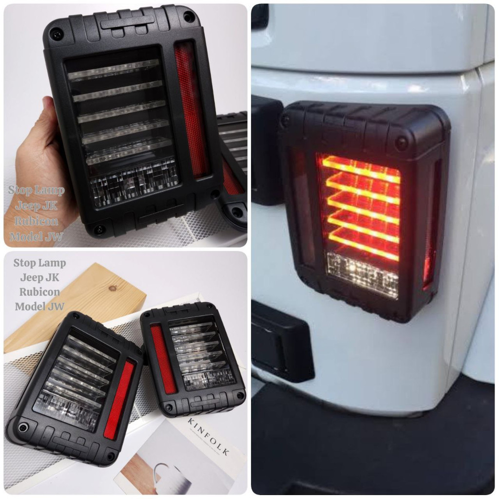 Lampu Stop Jeep JK Wrangler Rubicon Model Jw Speaker Premium