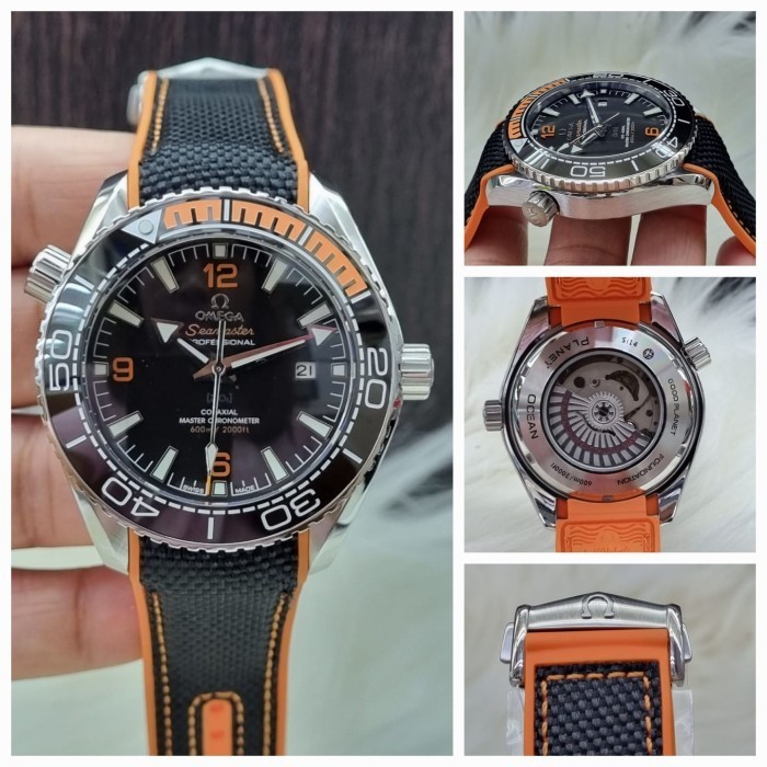 JAM TANGAN PRIA OMEGA SEMASTER MEWAH AUTOMATIC JAPAN SUPER GRADE AAA ANTI BADAI  #omega780