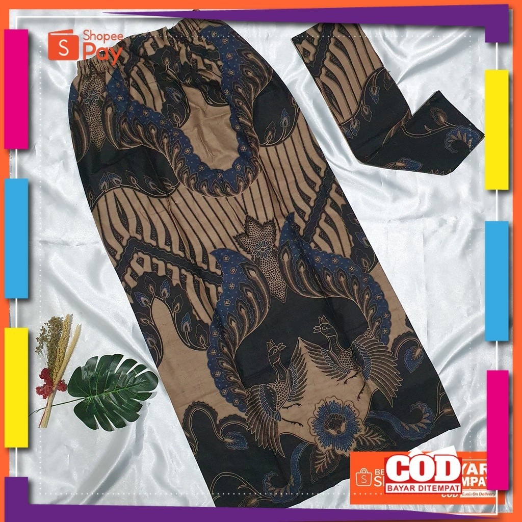 KAIN LEMBUT HALUS ADEM TEBAL / Azkanabatik - Rok batik Selendang Allsize / Rok selendang span wisuda