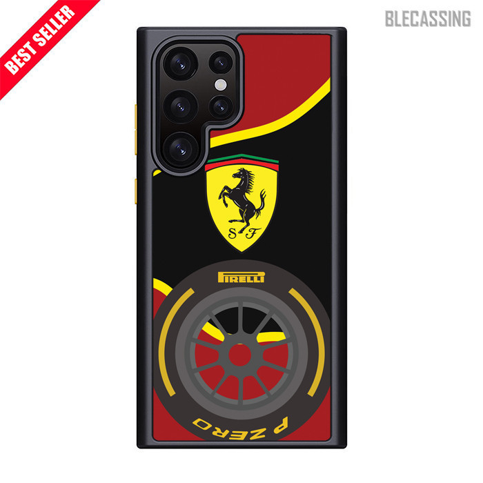 New Hardcase Casing Cover Samsung Galaxy S24 S23 S22 S21 S20 Note 20 10 9 FE Plus Ultra 5G Ferrari S