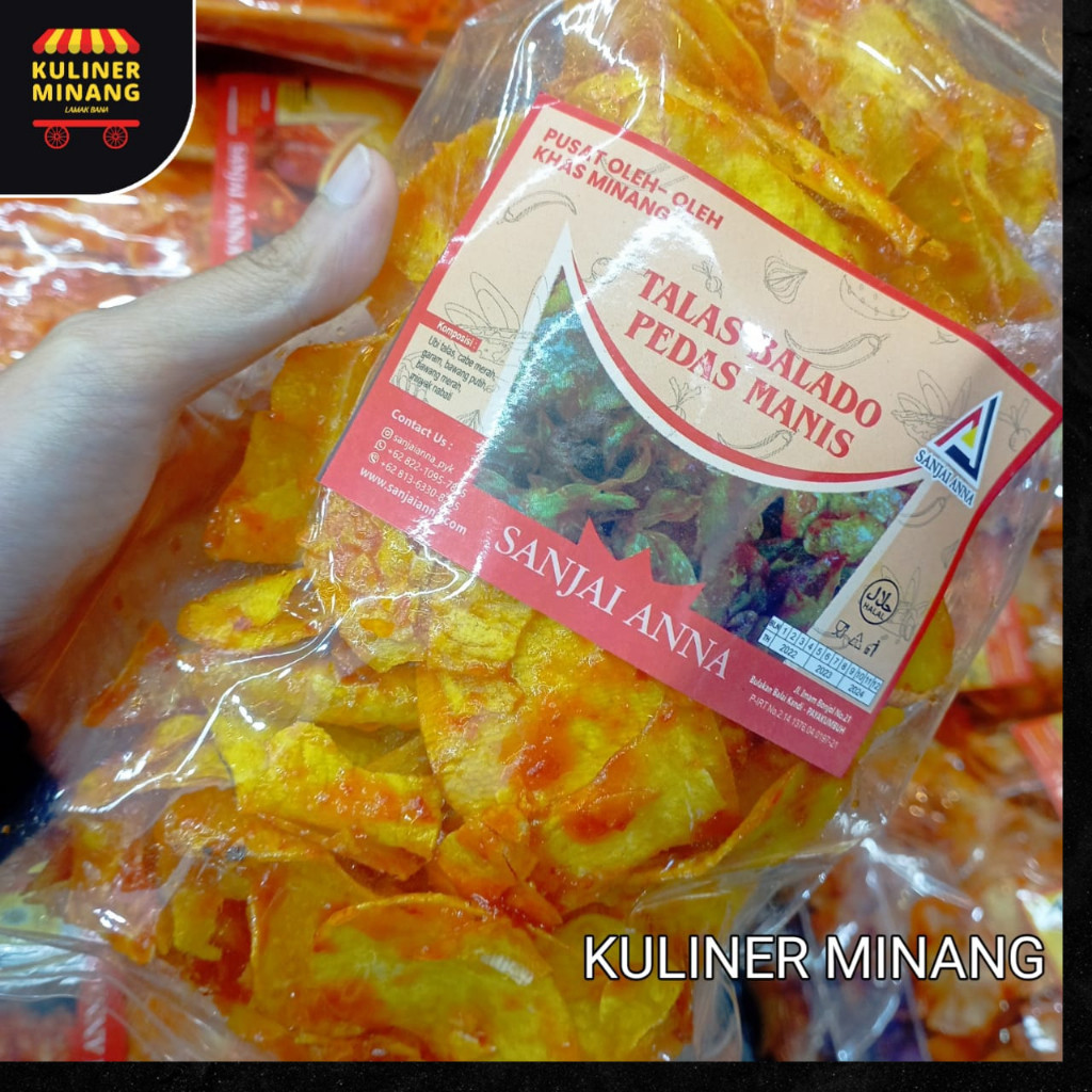 

Kerupuk Talas Taleh Balado X Pedas Manis Anna 3 Saudara 250g