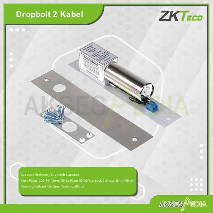 

Dropbolt Lock 2 Wire Electric Drop bolt 2 Kabel