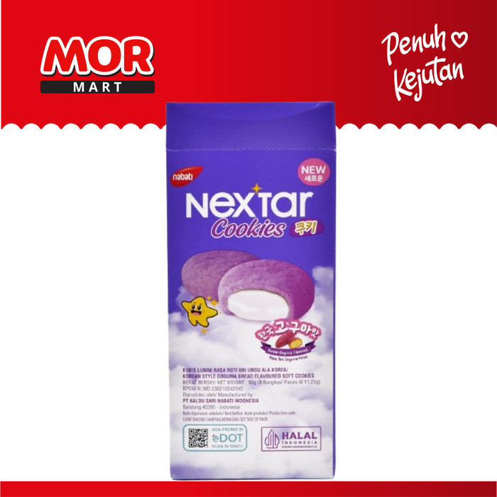 

NEXTAR Nastar Goguma 90gr Kukis Rasa Roti Ubi Ungu