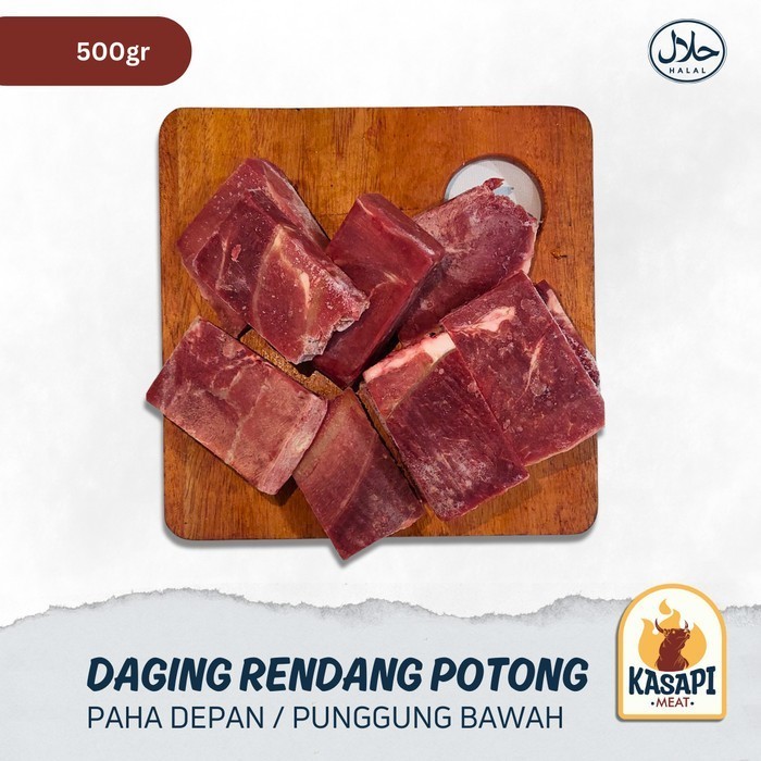 

Daging Rendang Potong 500gr Rendah Lemak Olahan Semur Dendeng Rawon
