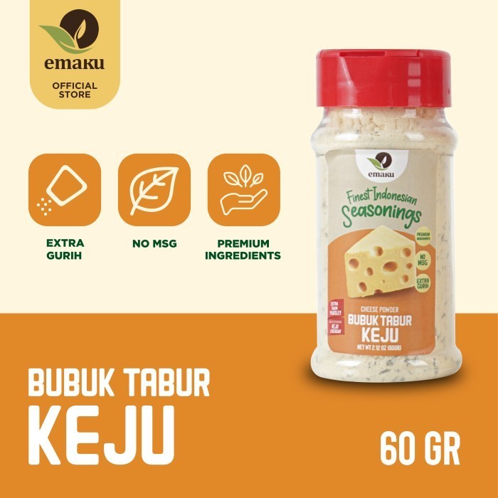 

New Promo-[sukron_86] Bumbu Masak / Tabur Rasa Keju NO MSG - 60 gr