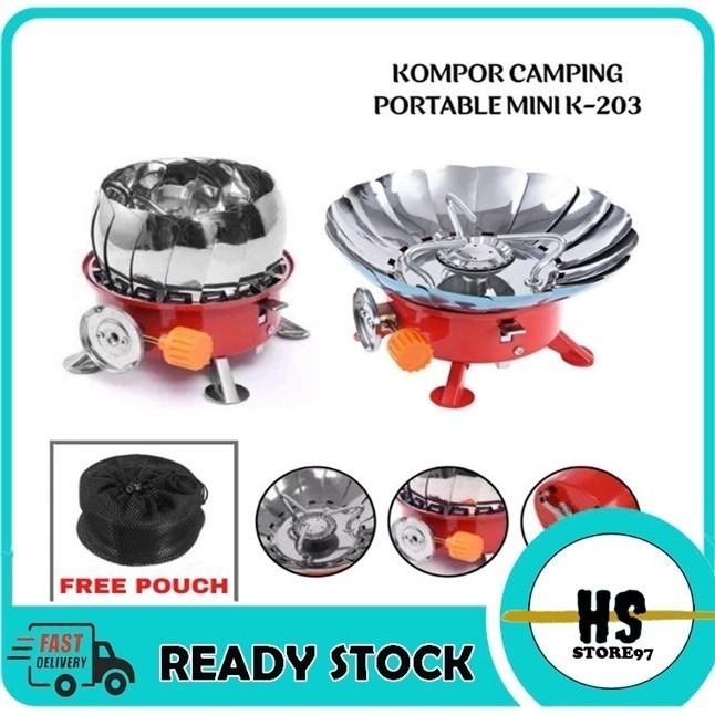 Kompor Camping Gas Kotak Mini Portable Stove Gas Kompor Portable / Kompor Mini Portable / Kompor Cam