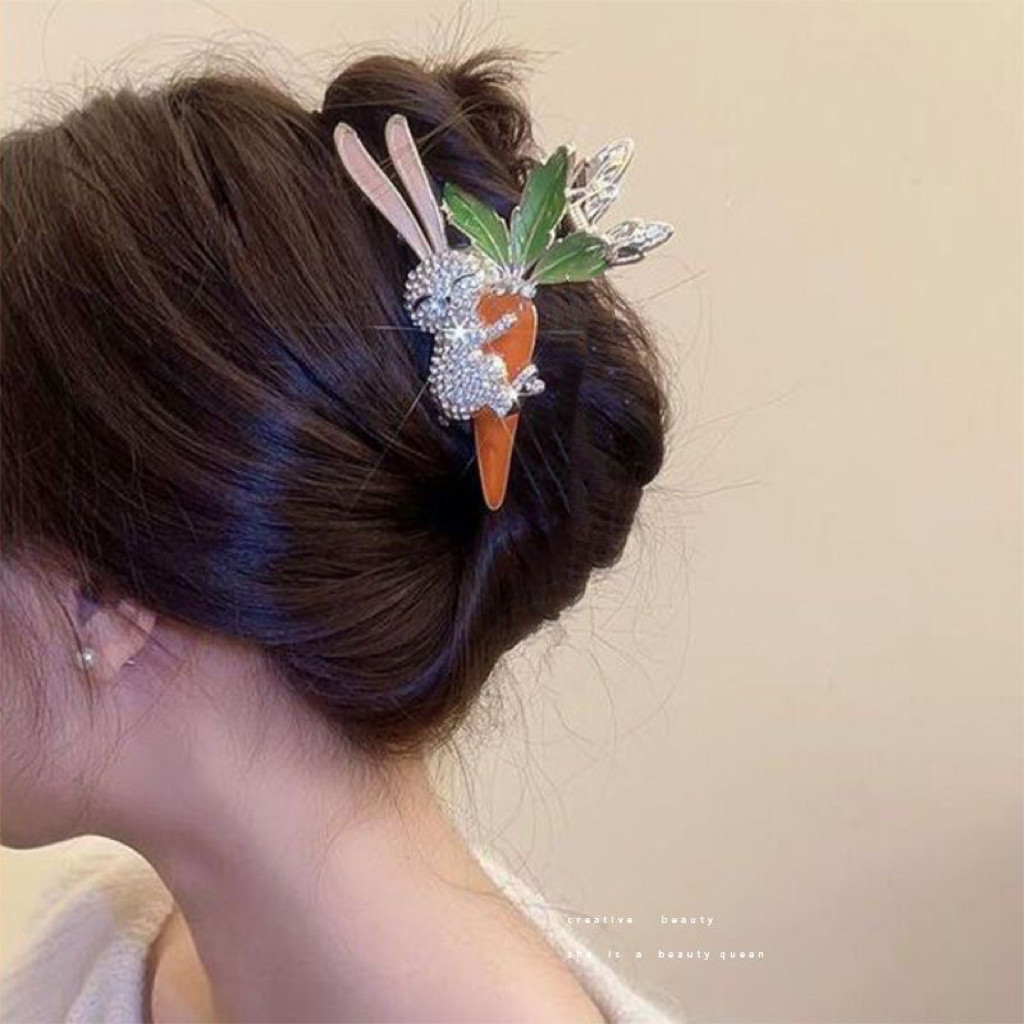 Jepit Rambut Wanita Korea Fashion TB-25 / Jepit Rambut Import Motif Kelinci Lucu Elegan