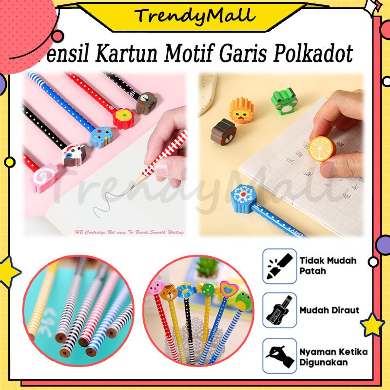 

Pensil Karakter + Penghapus Pensil Lucu/Pensil Fancy Souvernir / Pensi Ada Penghapus Karakter Unik Lucu / Pensil Penghapus