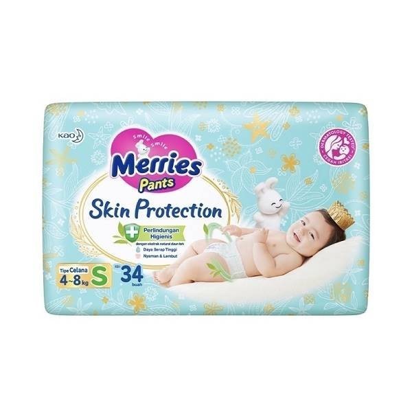 Pampers Pampers MERRIES SKIN PROTEXTION S-34 Diskon