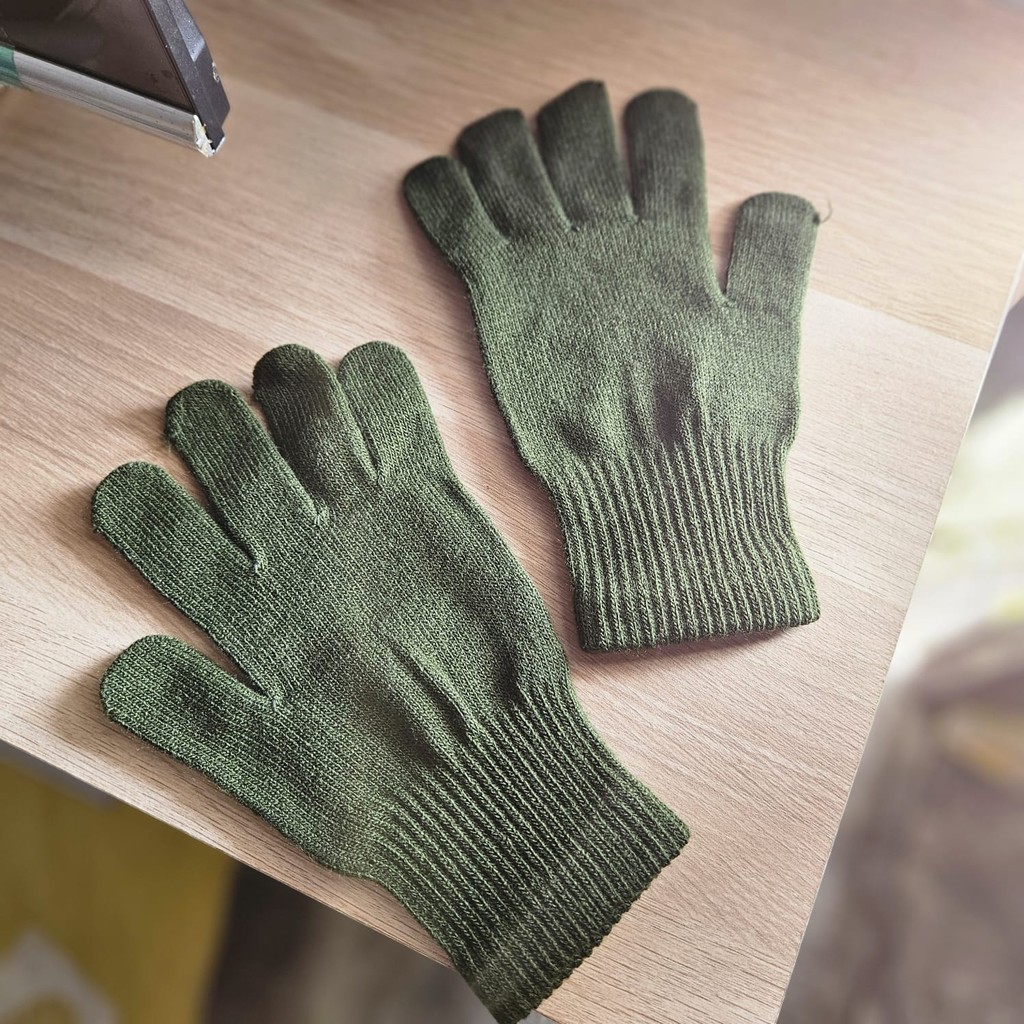 SARUNG TANGAN HIJAU TNI Sarung tangan tni hijau army / sarung tangan Rajut upacara