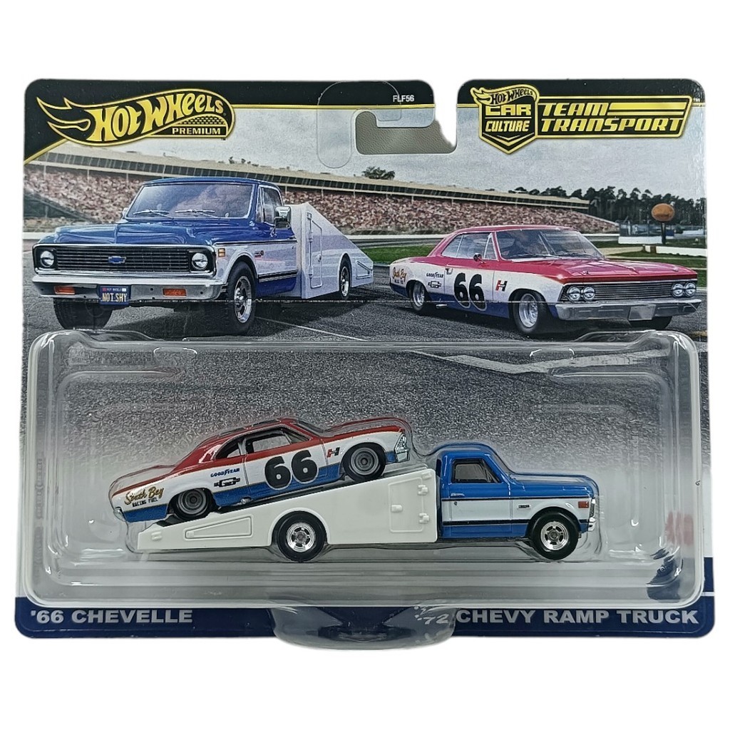 Hot Wheels Team Transport 66 Chevelle 72 Chevy Ramp Truck