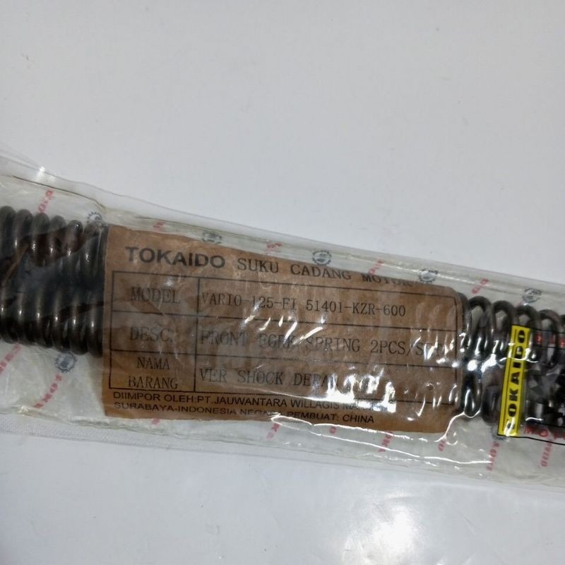 PER SHOCK DEPAN VARIO 125 2 PCS TOKAIDO