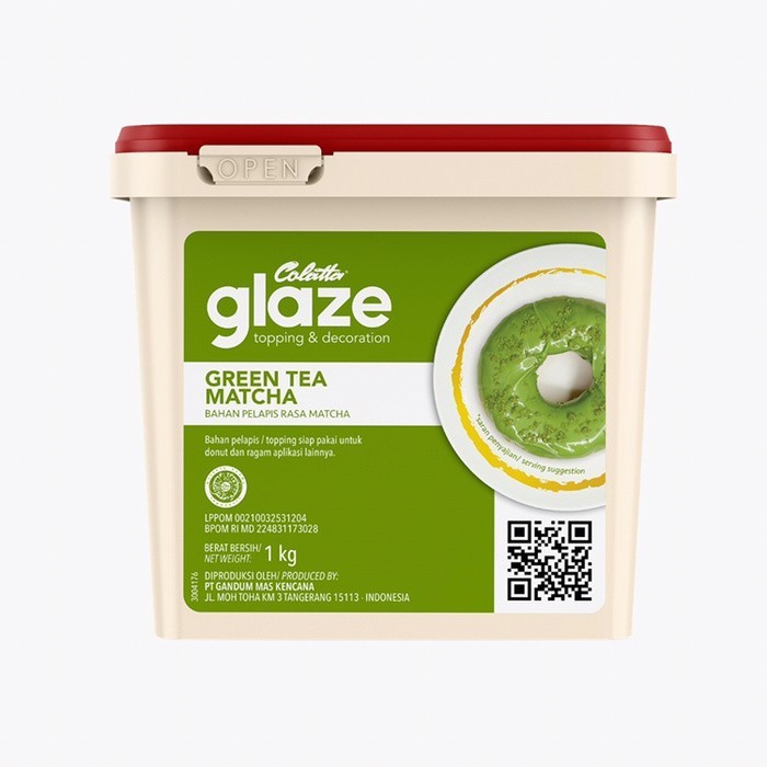 

[New] COLATTA DIP GLAZE MATCHA / GREENTEA 1 KG ( TEH HIJAU )