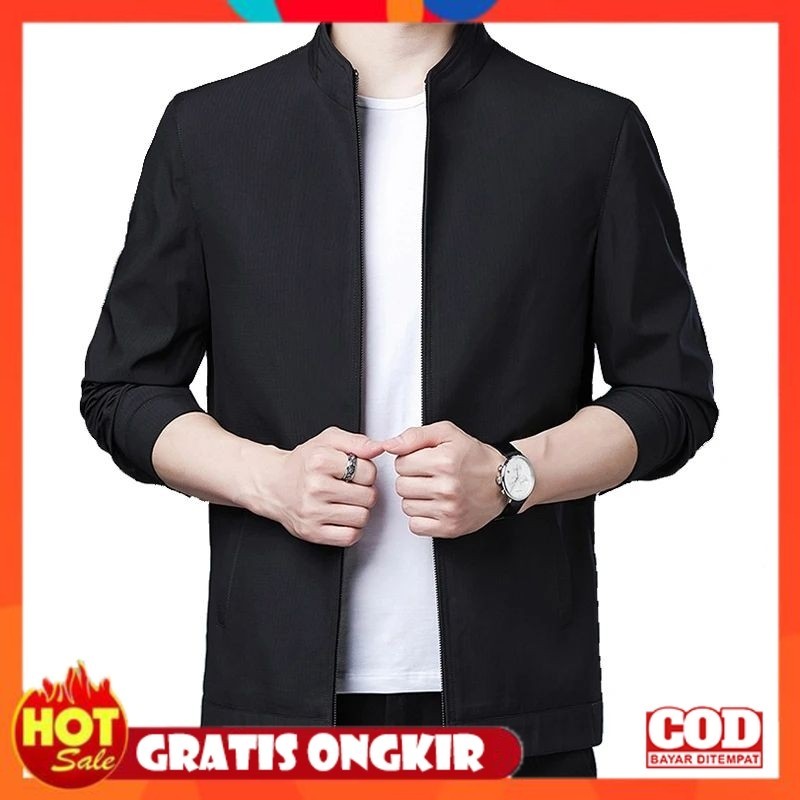 BAHAN ADEM HALUS LEMBUT TEBAL / jaket polos pria/jaket formal/jaket katun/jacket pria
