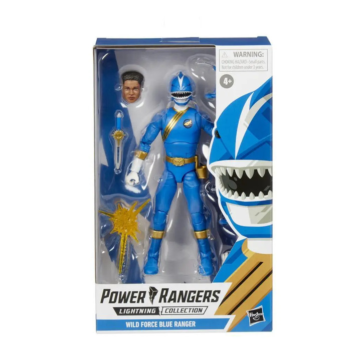 ✔W.H.Sw✔ - PROMO Hasbro Power Ranger Wild Force Blue figure