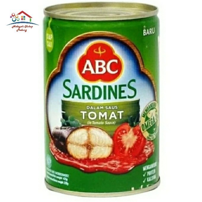 

Sarden / Sardines ABC Saos Tomat 425 gr