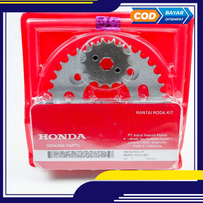 gear set supra x 125 - gir set supra x125 KPH sepeda motor