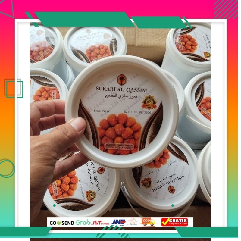 

Kurma Sukkari ASLI Ember, Kurma Sukkari, Sukkari 750gr Kemasan Ember, Kurma Ember