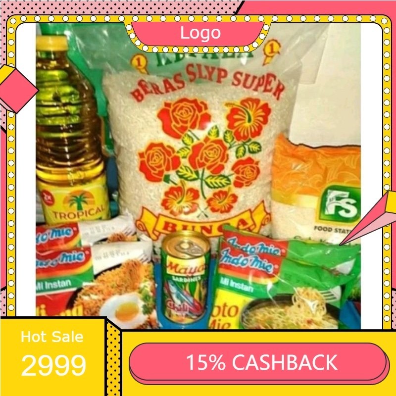 

Paket Sembako Murah FREE Godie Bag