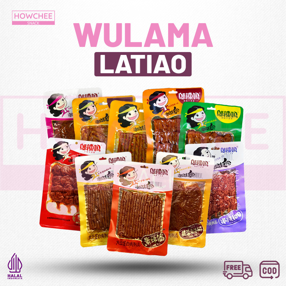 

[HALAL] Howecheesnack - Latiao Wulama Gluten Latiao Snack a Vegetarian Food Snacks