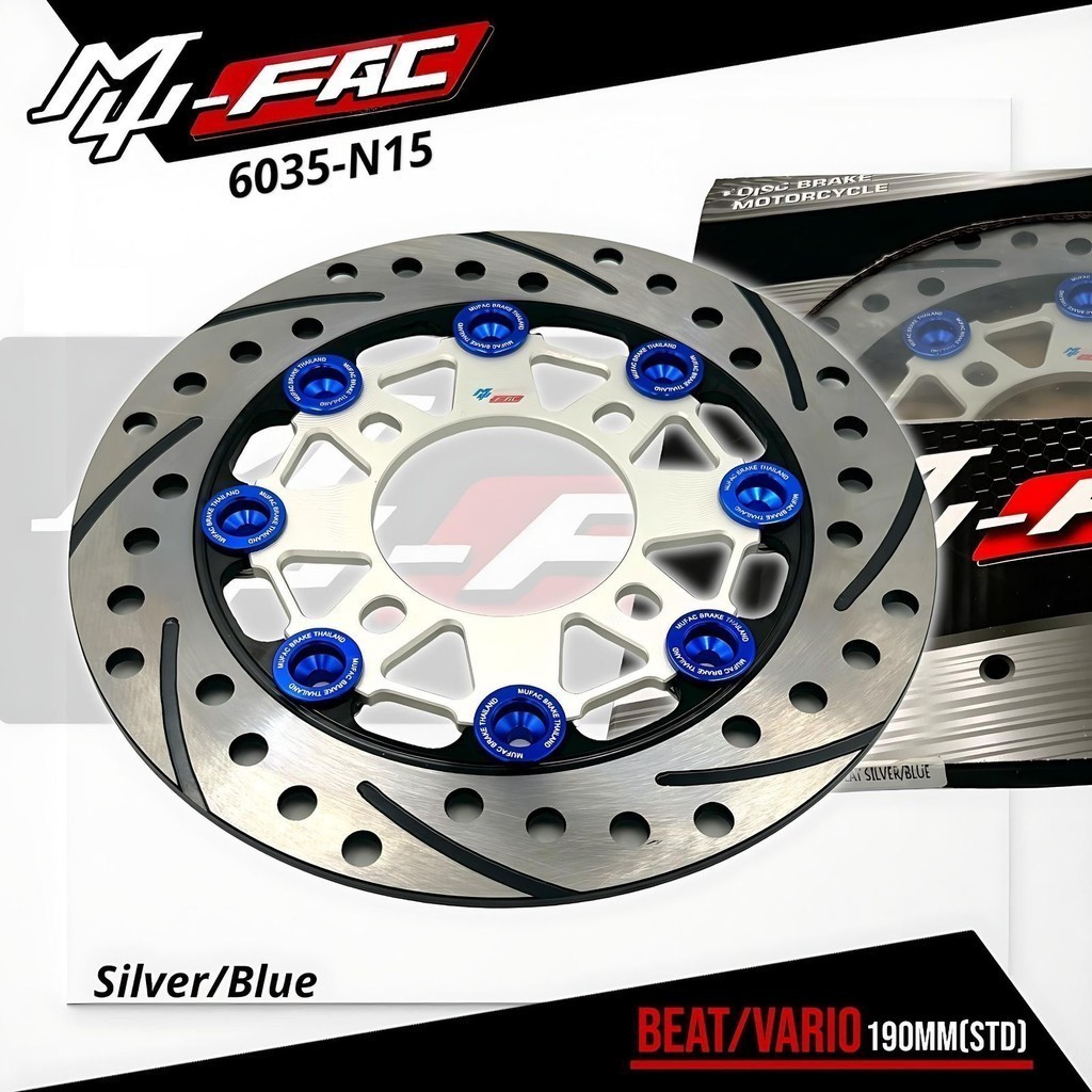 Cakram Depan MUFAC Beat Vario Scoopy Floating Disc N15 Uk Standar 190mm