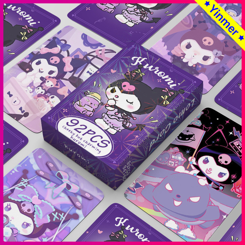 

COD✨Sanrio Laser Kartu Kecil Kartu Lucu Stiker Kartu Indah Set Bahan Dekoratif-Yinmer