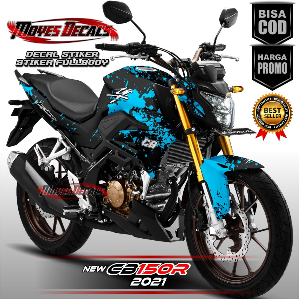 Decal Fullbody New CB 150R 2021 - Decal Stiker Motor New CB 150R 2021 Fullbody model hayabusa