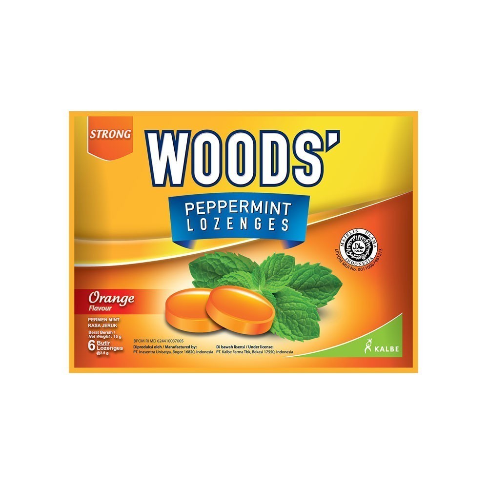 

Woods Permen Rasa Orange Sachet - ALF06