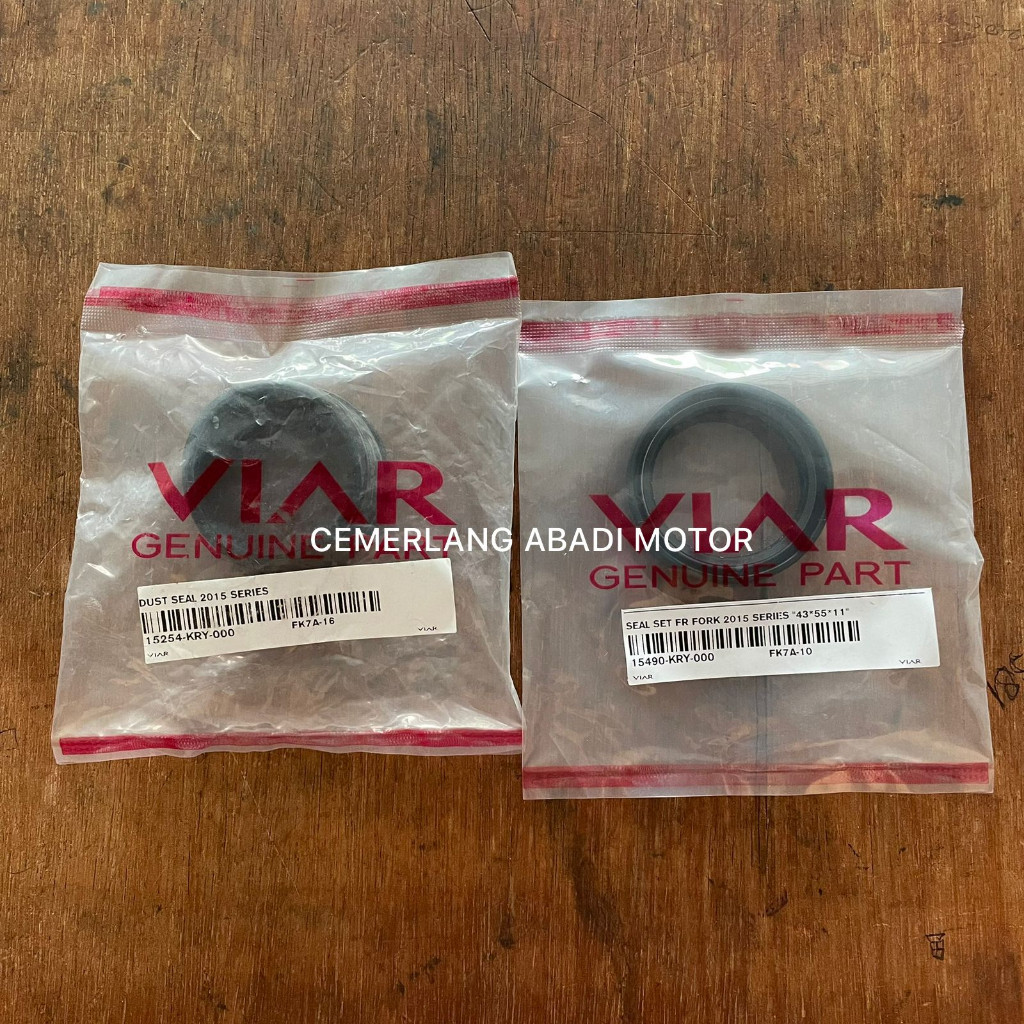 SIL SHOCK BEKER SET AS 43MM ORIGINAL VIAR / SIL SKOK DEPAN AS 43MM