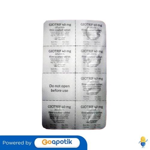 Giotrif 40 Mg Strip 7 Tablet