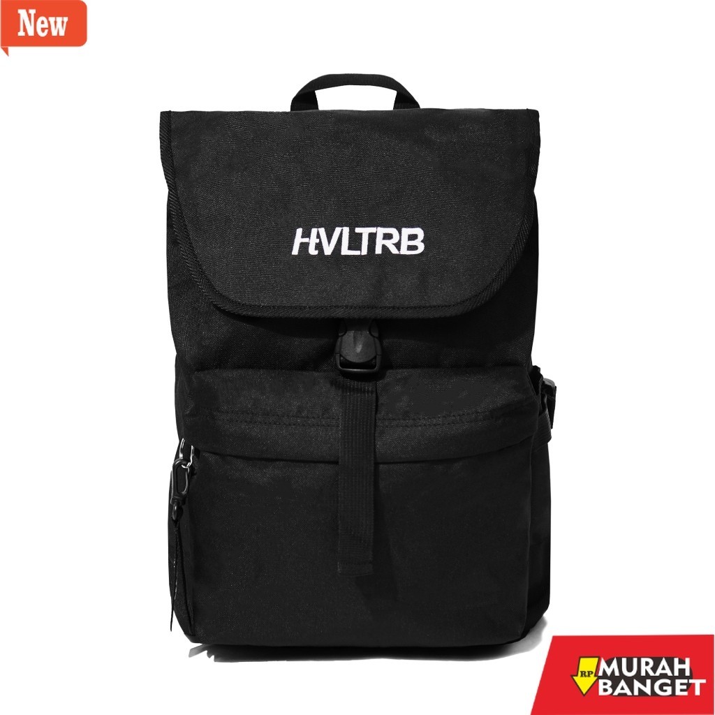 Tas Ransel Pria Kekinian Heuvel Tribe Backpack Killa Black Tas Ransel Tas Sekolah BGH 2212.298 Chi