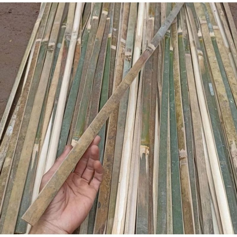 150 cm Bambu Bilahan / Ajir Tanaman / Bambu ajir Tanaman BERKAH STORE