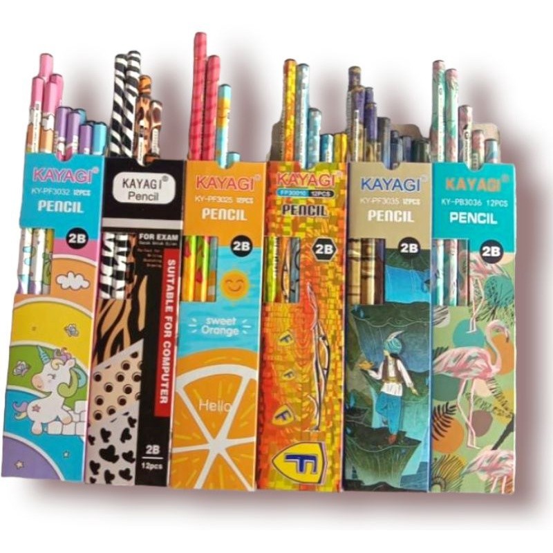 

Pensil Kayagi Karakter dan Kartun 2B motif random