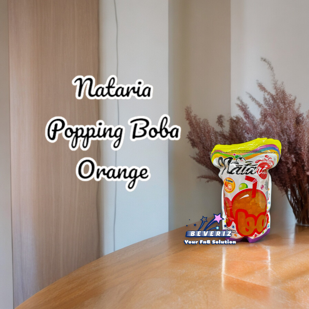 

Nataria Popping Boba Orange 500 Gram | Jelly Mutiara | Topping Minuman Kekinian Pecah Dimulut