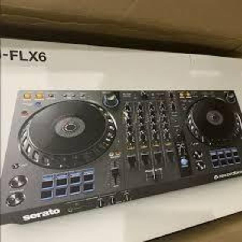 BEST OFFER Pioneer DJ DDJ-FLX6-GT 4-deck Rekordbox and Serato DJ Controller - Graphite