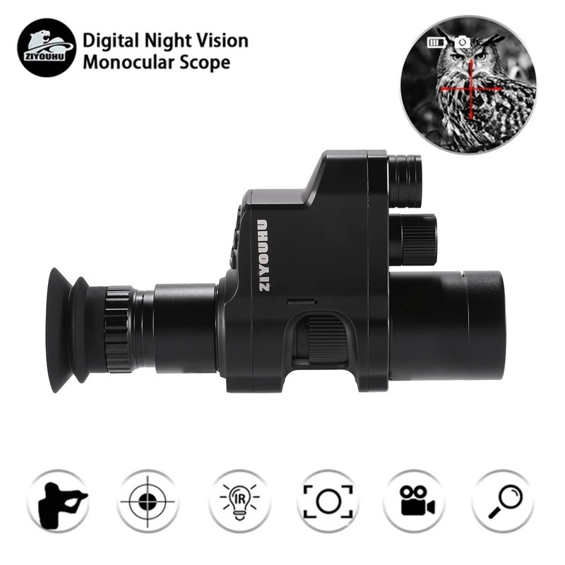 NV4B HD Digital Night Vision Scope IR 850nm WIFI Sight Scope 4X Zoom Aiming Riflescope Reticle Light