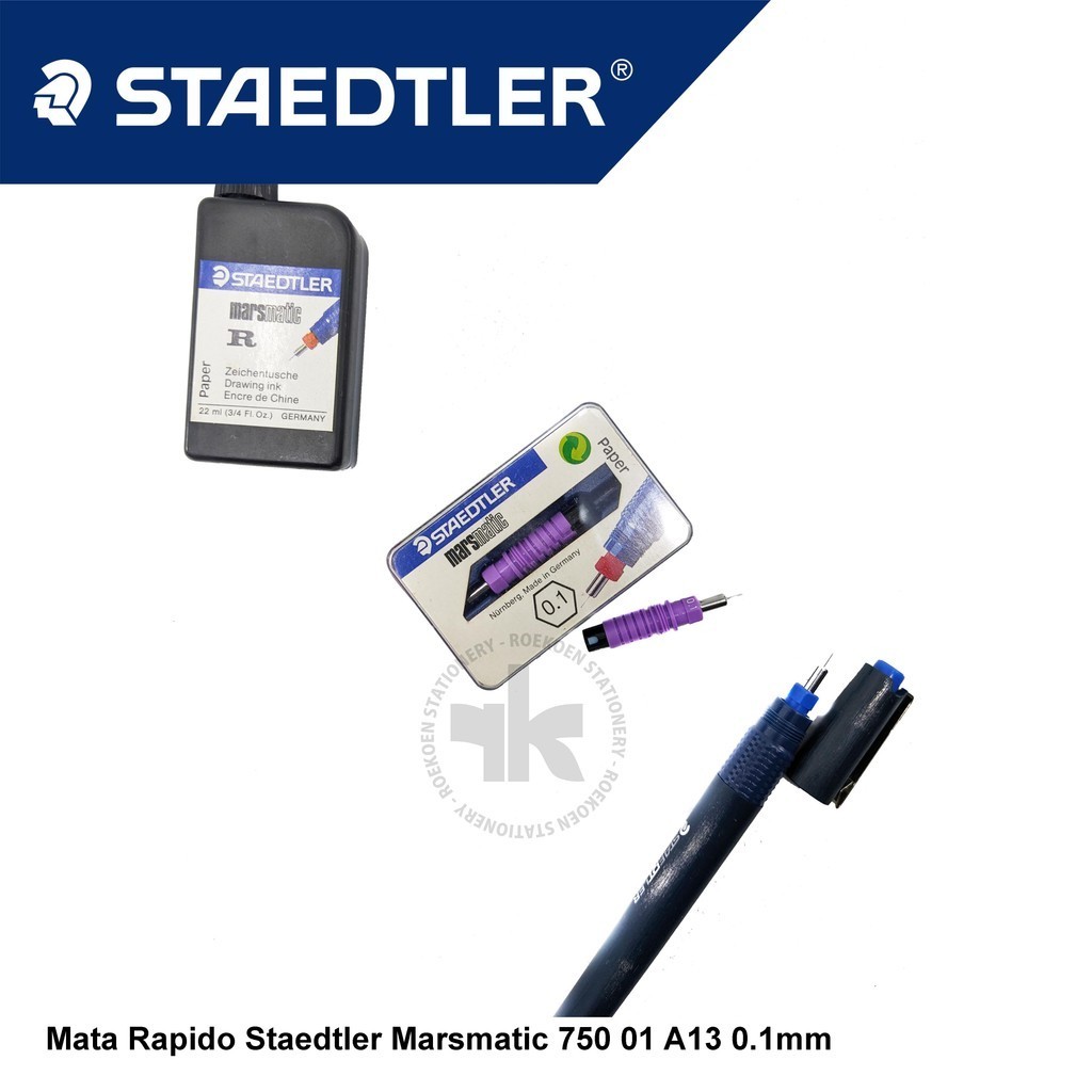 

Staedtler Marsmatic 750 Mata Rapido (TANPA TINTA)