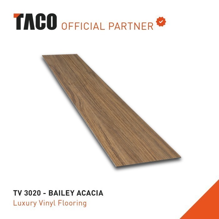 TACO Lantai Vinyl 3mm / TACO Lantai Vinyl 3mm  Pelapis Lantai Vinyl Lem Premium Motif Kayu LVF