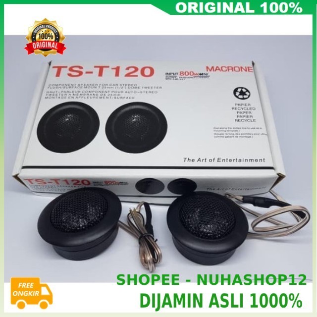 Tweeter Mobil H6 TS T120 Tweeter Mobil Macrone 100% ORIGINAL