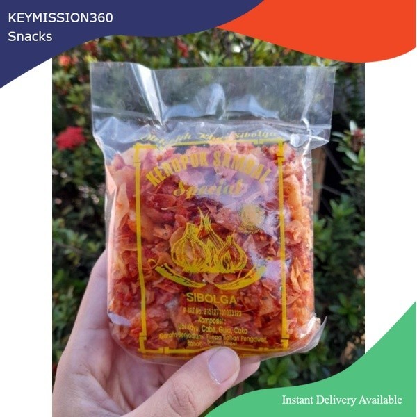 

Kerupuk Sambal Spesial Keripik Khas Sibolga 100 gram Enak