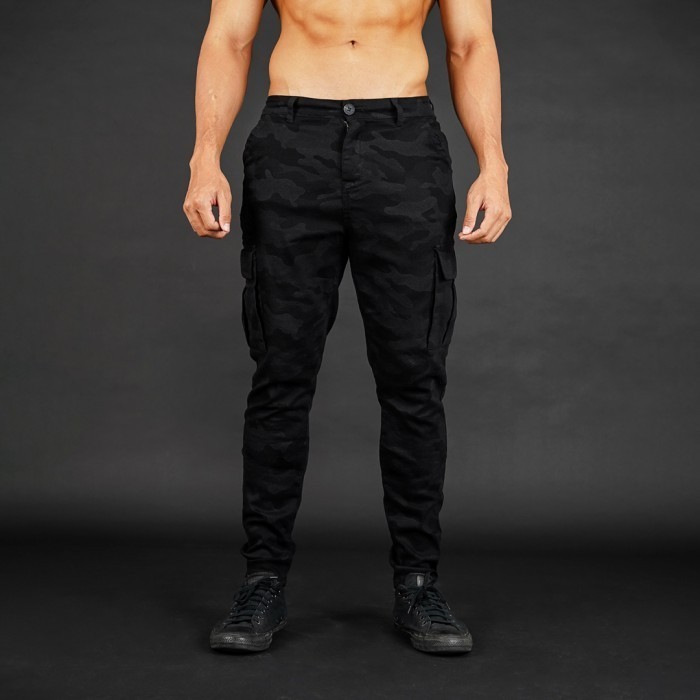 NEVERES Tactical Cargo Chino Pants - Steel Gray, 34