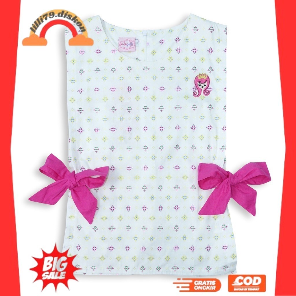 BEST SELLER ~RJG - Blouse Anak Perempuan - ETHNIC CHIC BEST FRIEND CLUB