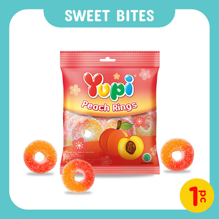 

Yupi Peach Rings 45 gr