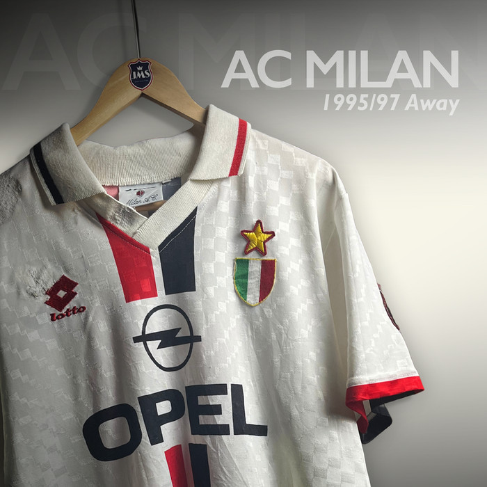 1995-97 AC MILAN AWAY SHIRT SAVICEVIC #10