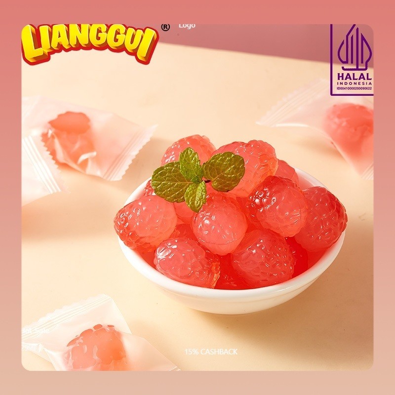 

[Hampers/Gift] [Jaminan kualitas]LIANGGUI CRYSTAL CANDY Lianggui Rasa Leci PERMEN LUNAK ANEKA RASA STROBERI, MANGGA Permen Buah Candy Corno Permen Rasa Buah Mangga Jeruk & trawberry Permen Lunak