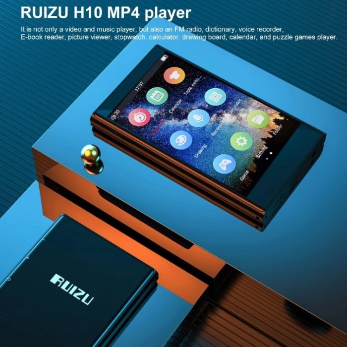 MP3 MP4 Audio Video Player Bluetooth HQ SQ FM FLAC - RUIZU H10 32GB